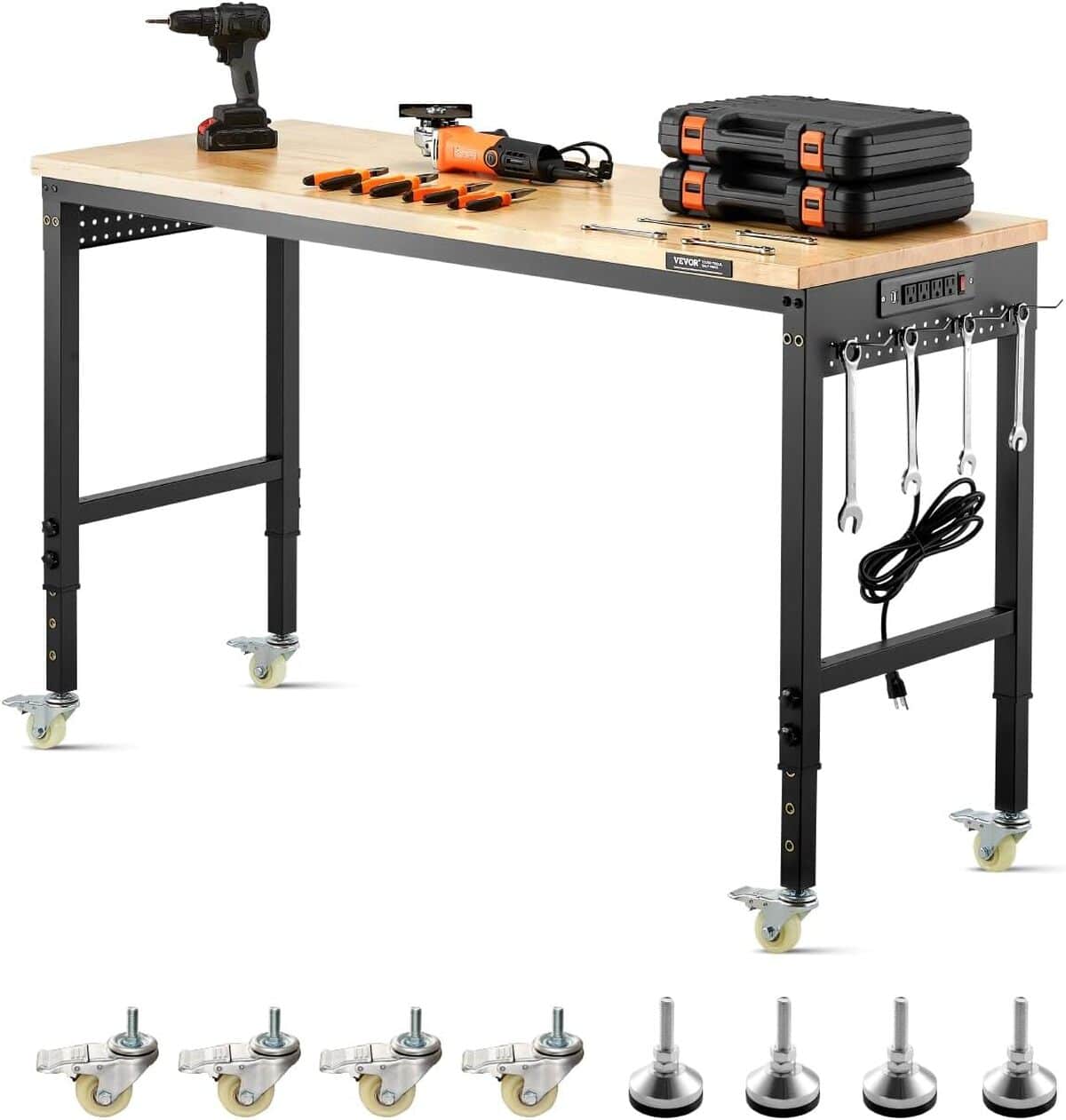 Test : vevor établi réglable pour atelier robuste, garage et maison