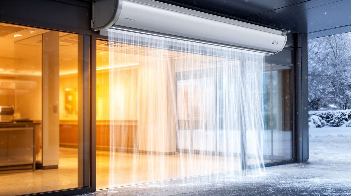 &eacute;conomies d'&eacute;nergie : un r&ocirc;le cl&eacute; des rideaux d'air