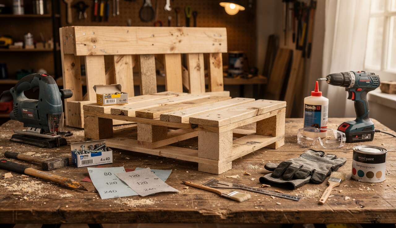 Fabriquer un tabouret en palette : guide pratique DIY