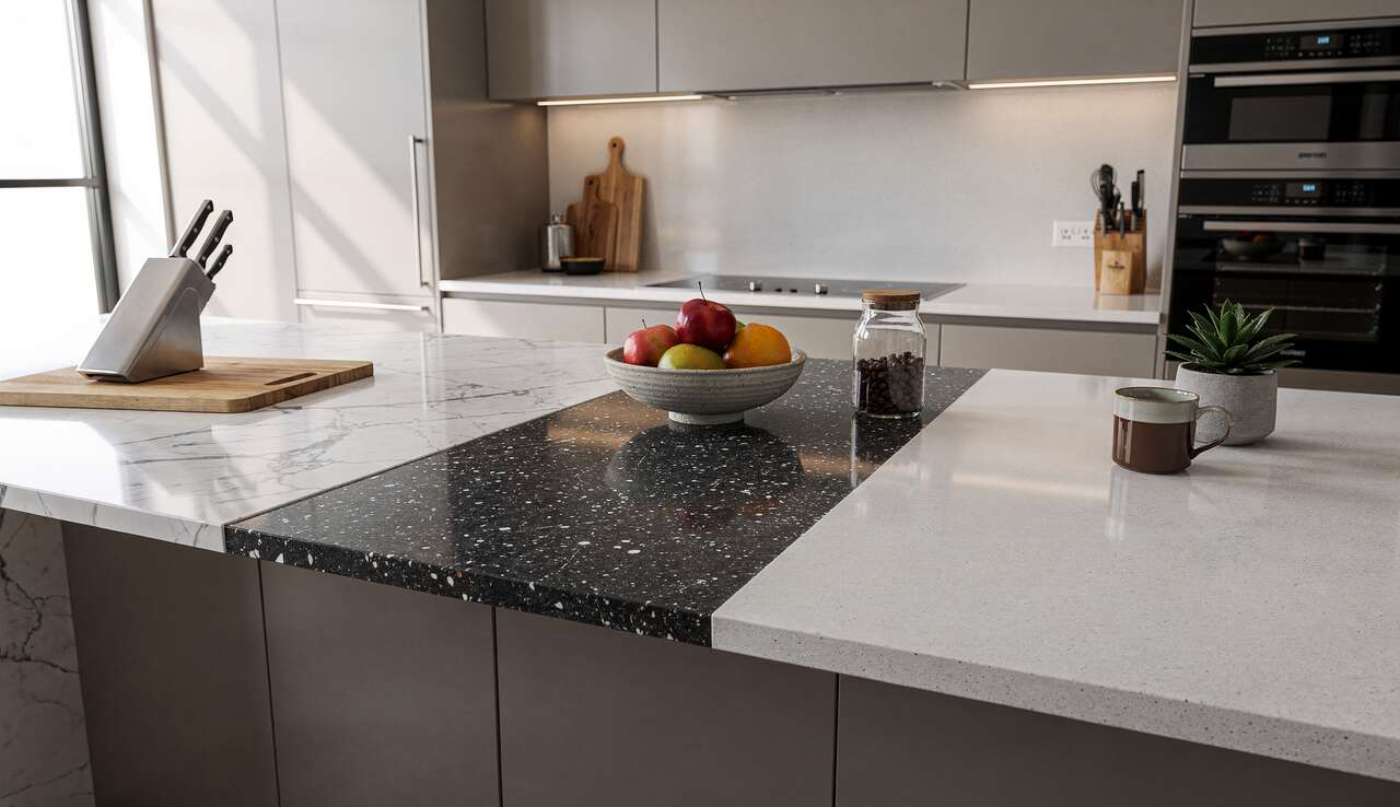 Exemples de choix de mat&eacute;riaux et &eacute;paisseur selon la cuisine