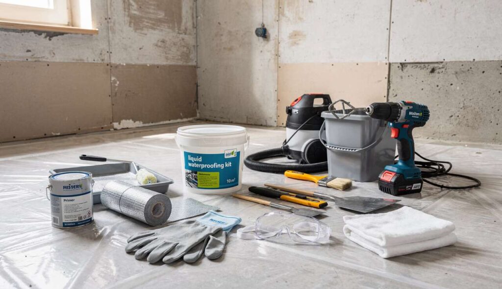 Réussir l'étanchéité sous carrelage en salle de bains avec receveur