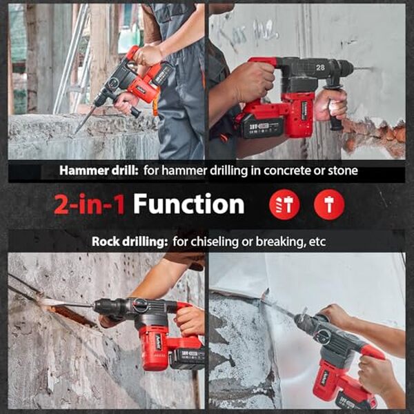 Découvrez notre test complet du marteau perforateur sans fil Avhrit : un outil de 4, 2 J équipé d'un puissant moteur brushless pour des performances exceptionnelles dans tous vos travaux de bricolage.