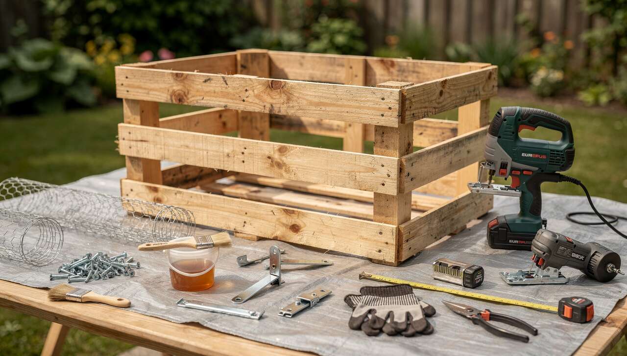 Comment fabriquer un composteur en palette ?