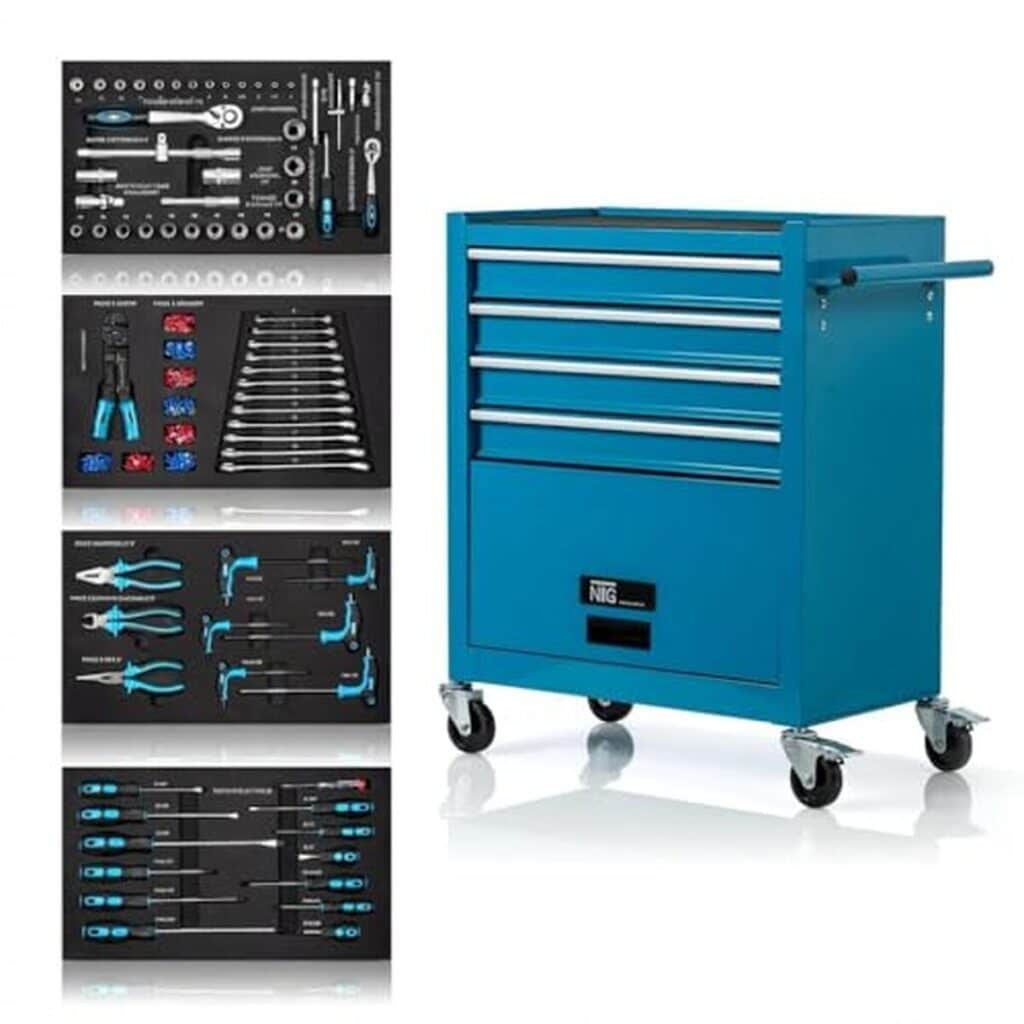 Test du chariot d'atelier NTG : 70 outils indispensables