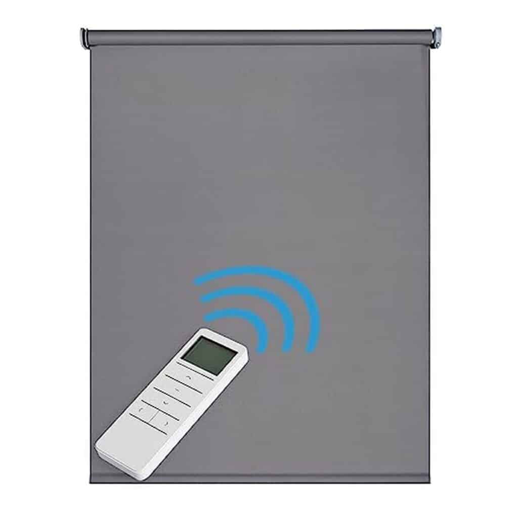 Test : store motorisé occultant gris 200x250 cm par STORESDECO