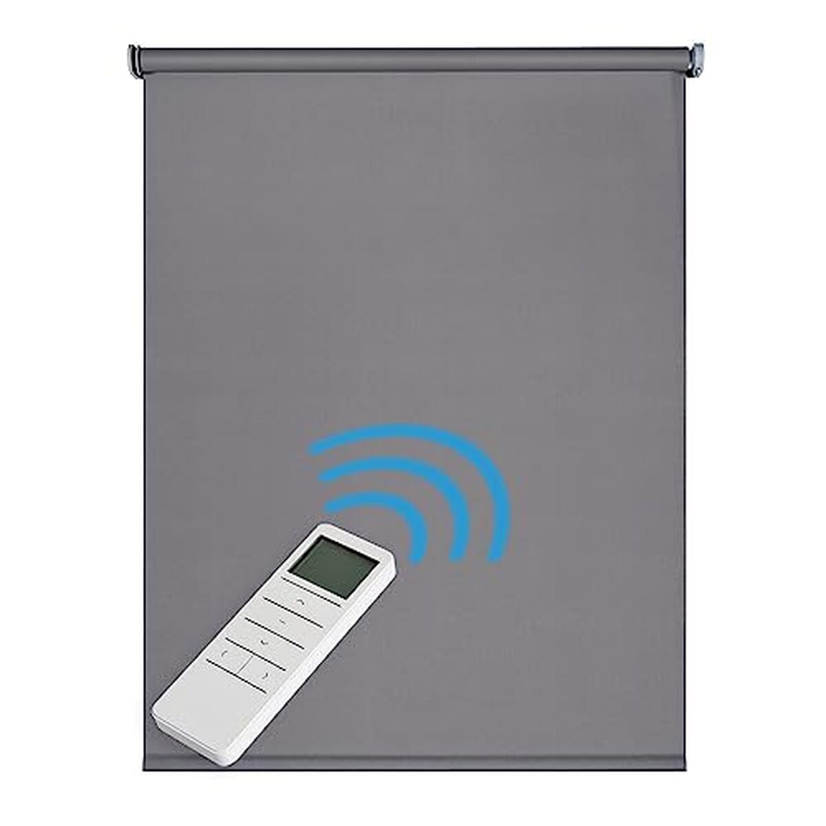 Test : store motorisé occultant gris 200x250 cm par STORESDECO