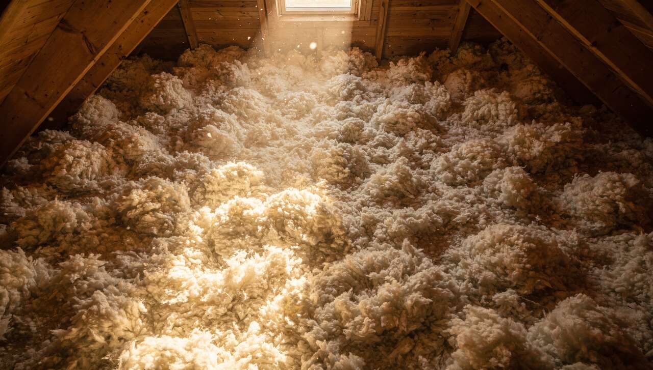 épaisseur idéale d'isolation pour les combles perdus