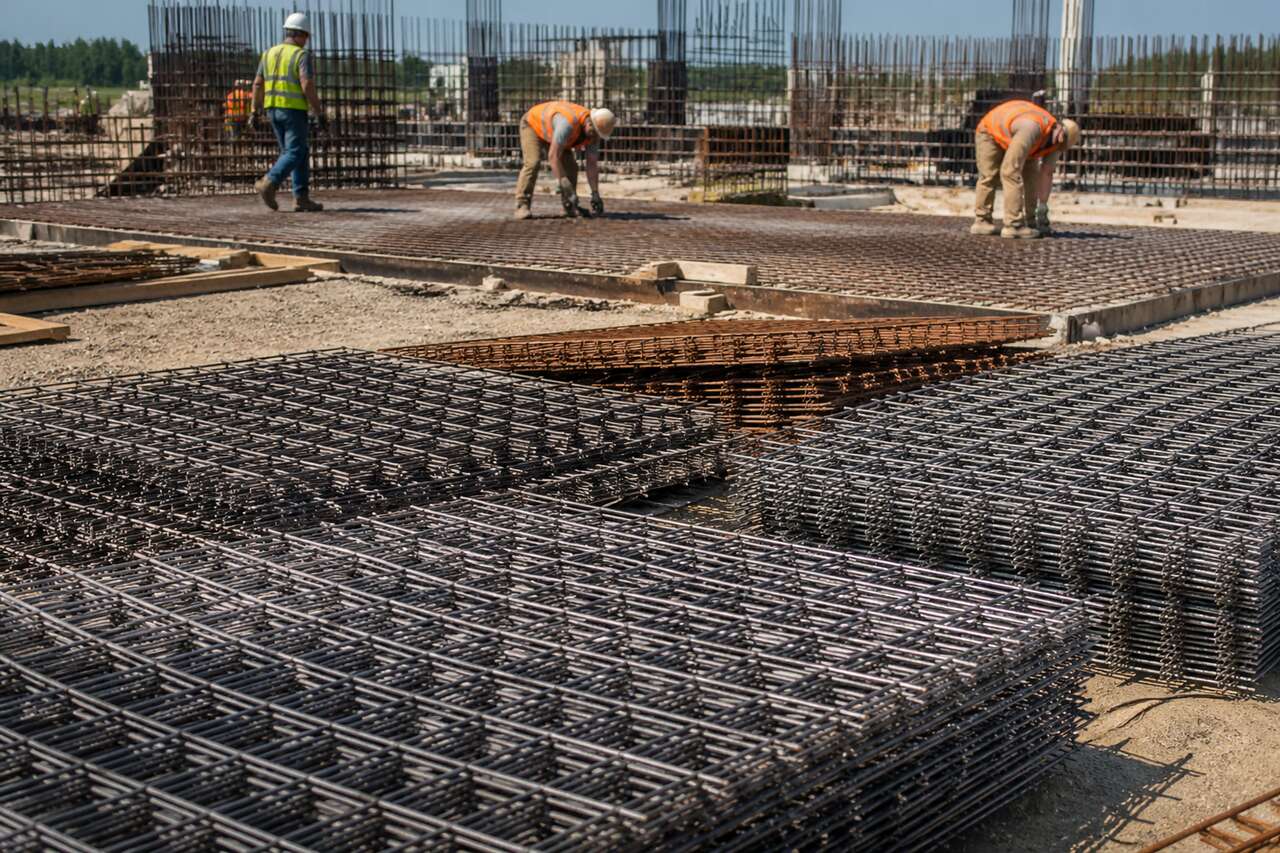 Différentes dimensions et types de treillis soudés