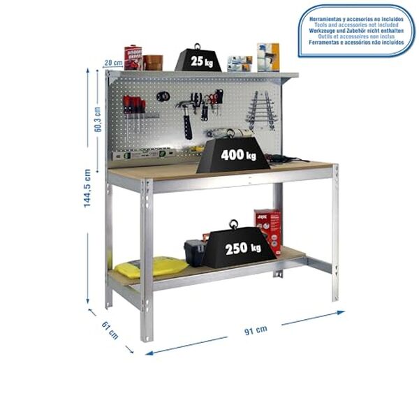 Découvrez notre test complet de l'établi Simonrack Bt3. Capacité 400 kg, solidité et praticité pour vos projets de bricolage et d'atelier professionnel. 