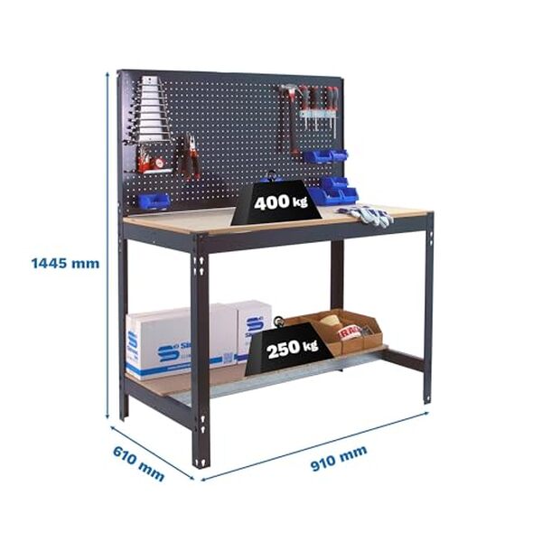 Découvrez notre avis complet sur l'établi SimonRack BT2 : un établi robuste et pratique pour vos projets de bricolage et de menuiserie.
