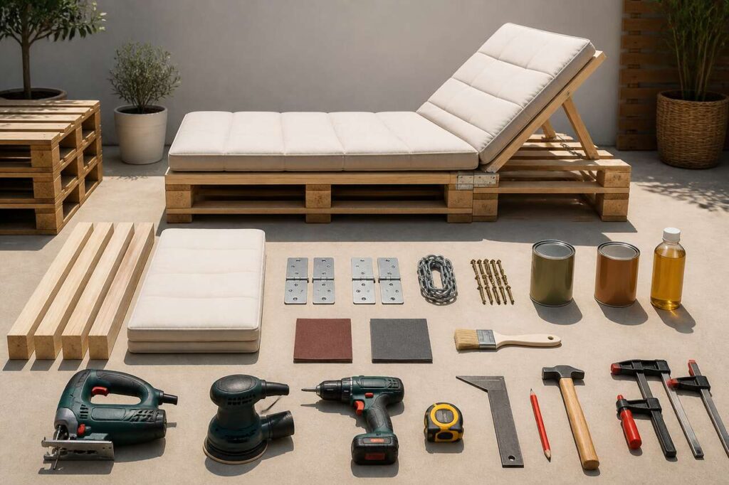 Comment construire un transat en palettes ?
