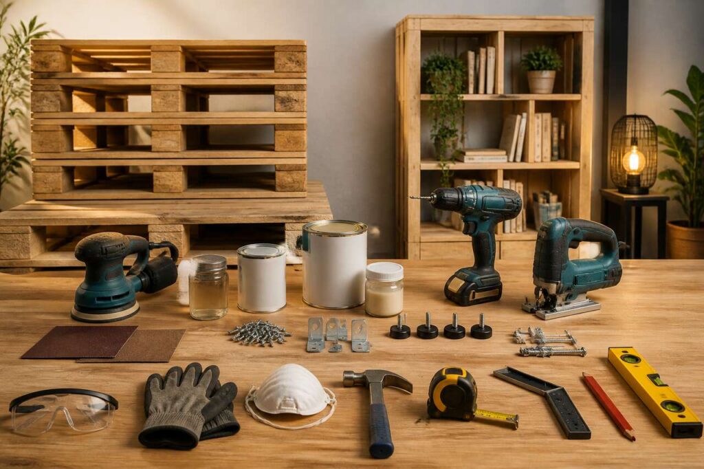 Créer une bibliothèque avec des palettes : guide DIY