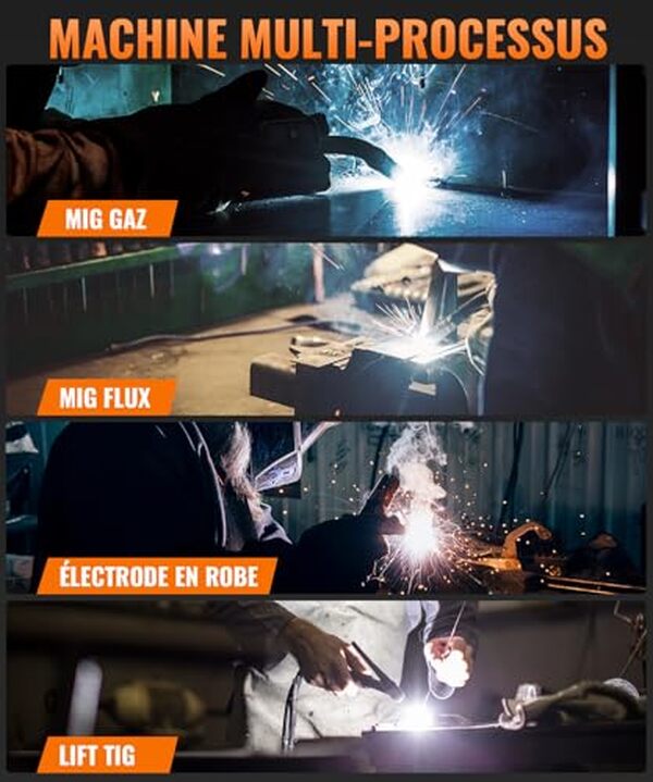 Découvrez le HITBOX MIG250DP, un poste de soudage MIG performant offrant polyvalence maximale pour vos projets de soudage professionnel et amateur. 
