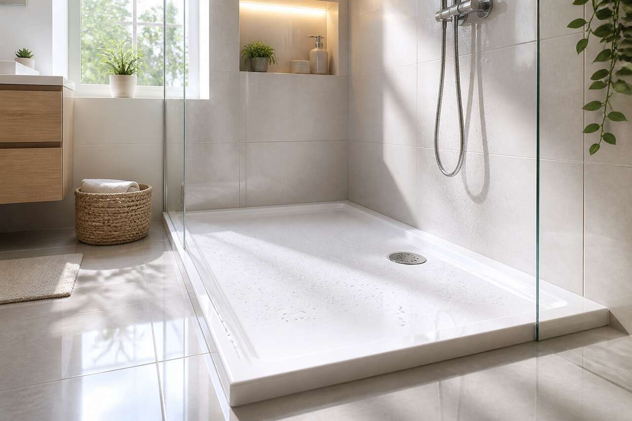 Comment nettoyer un bac de douche jauni ?