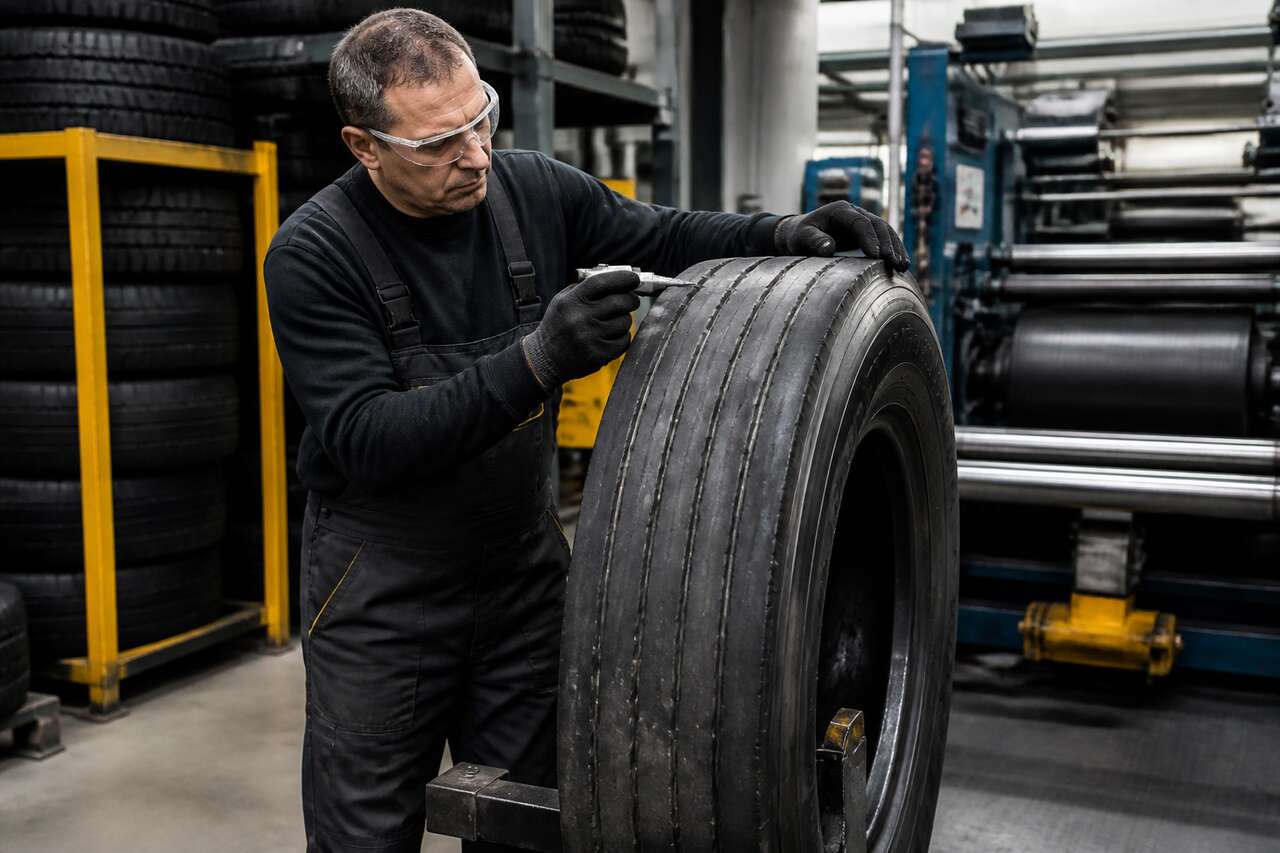 Les étapes du processus de rechapage Les étapes du processus de rechapage