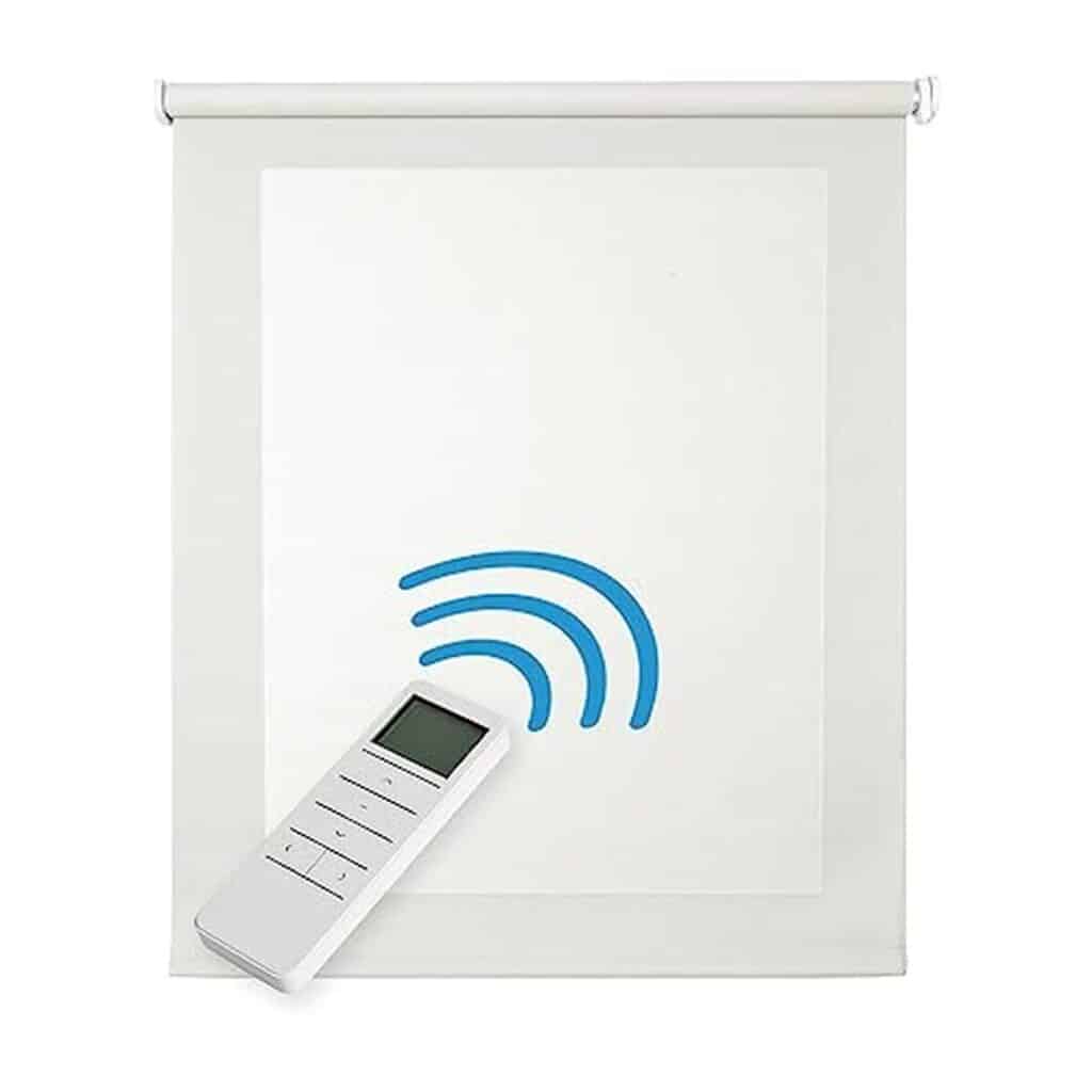 Test du store motorisé StoResDeco blanc 160x250cm : isolation thermique et confort automatique