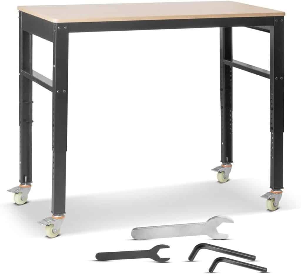 Test : établi mobile STAHLWERK, robuste et réglable