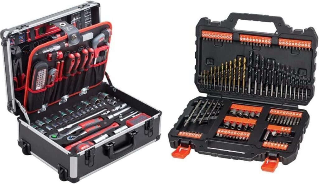 Test : meister valise à outils 156 pièces et Black+Decker coffret A7200-XJ