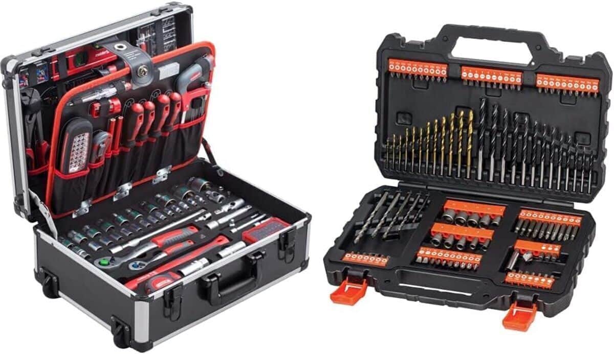 Test : meister valise à outils 156 pièces et Black+Decker coffret A7200-XJ