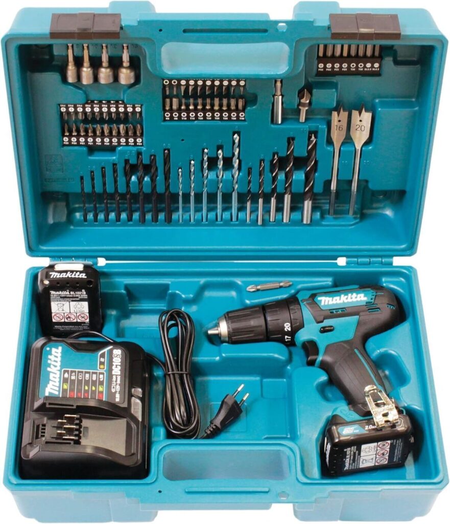 Test : perceuse-visseuse Makita HP333DSAX1 12 V sans fil