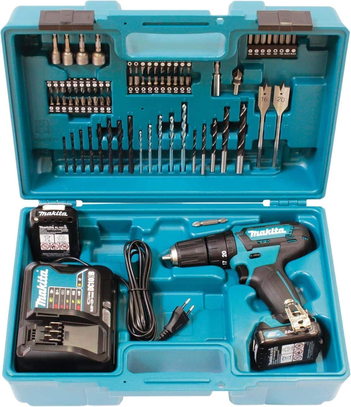 Test : perceuse-visseuse Makita HP333DSAX1 12 V sans fil