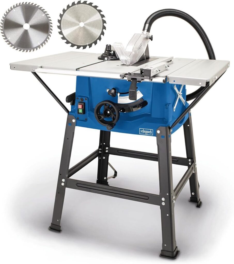 Test : scie circulaire sur table Scheppach HS100S, puissance 2000W