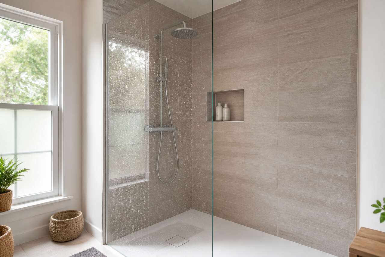 Quelle longueur de paroi de douche pour éviter les éclaboussures ?