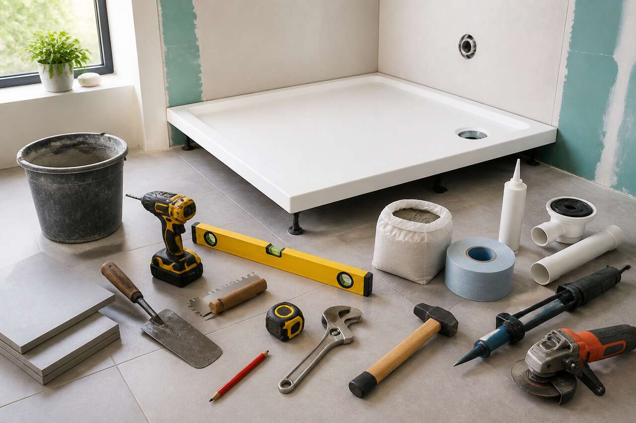 Comment installer un receveur de douche ?