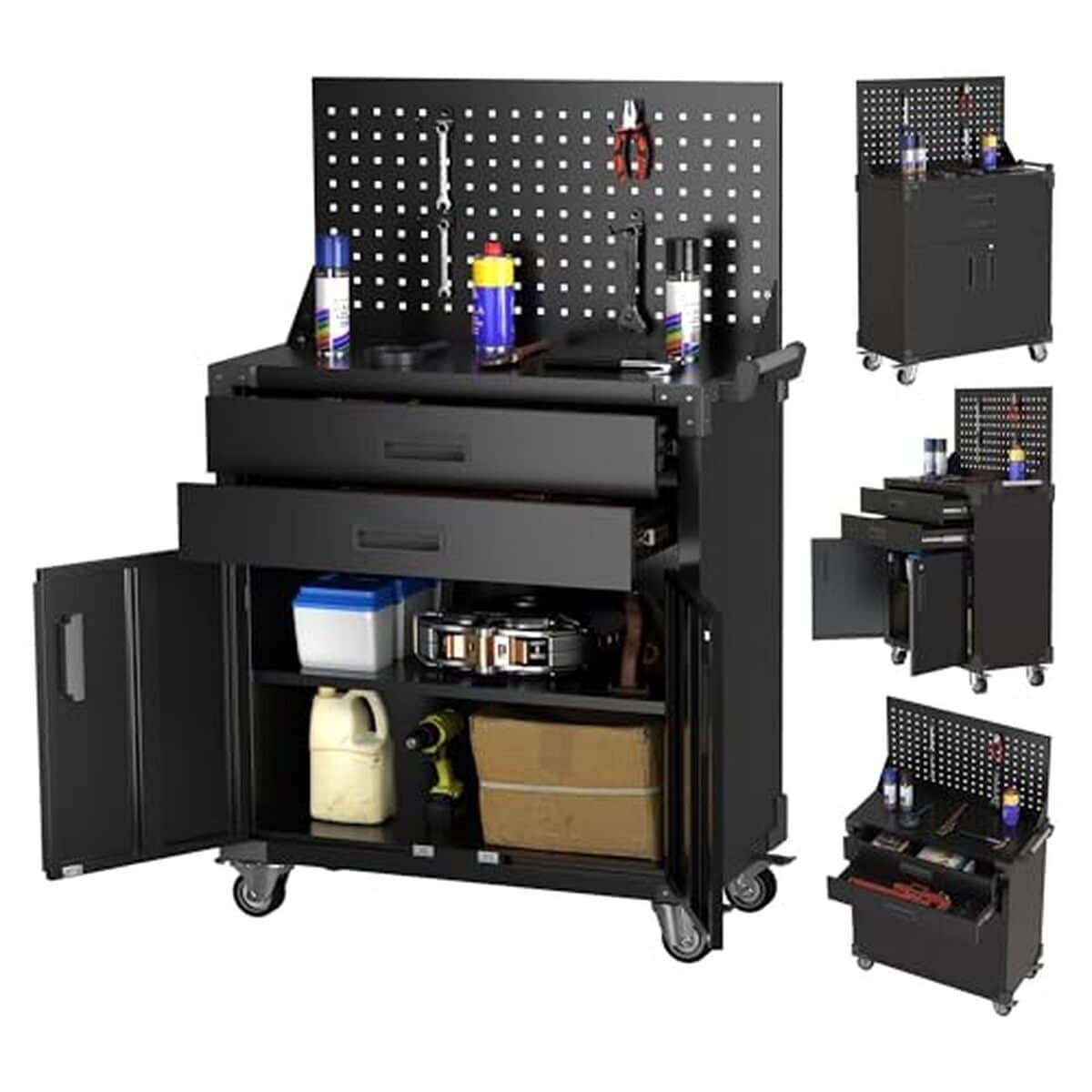 Test : armoire à outil SUPEER avec 2 tiroirs et roulettes