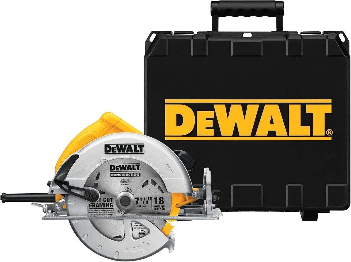 Test de la scie circulaire Dewalt DWE575K-QS 1000 W