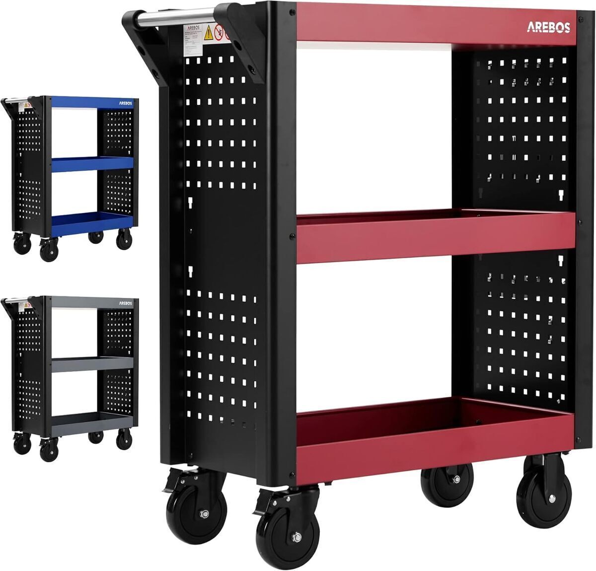 Test du chariot Arebos : service multifonctions et stockage optimisé