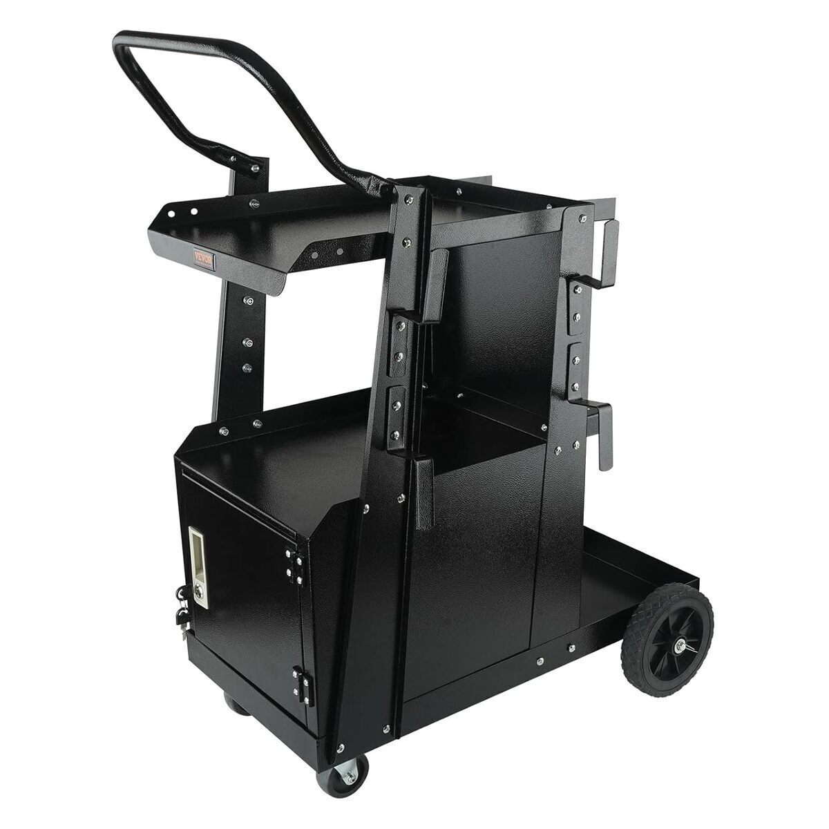 Test du chariot de soudage VEVOR à 2 niveaux : sécurité et robustesse