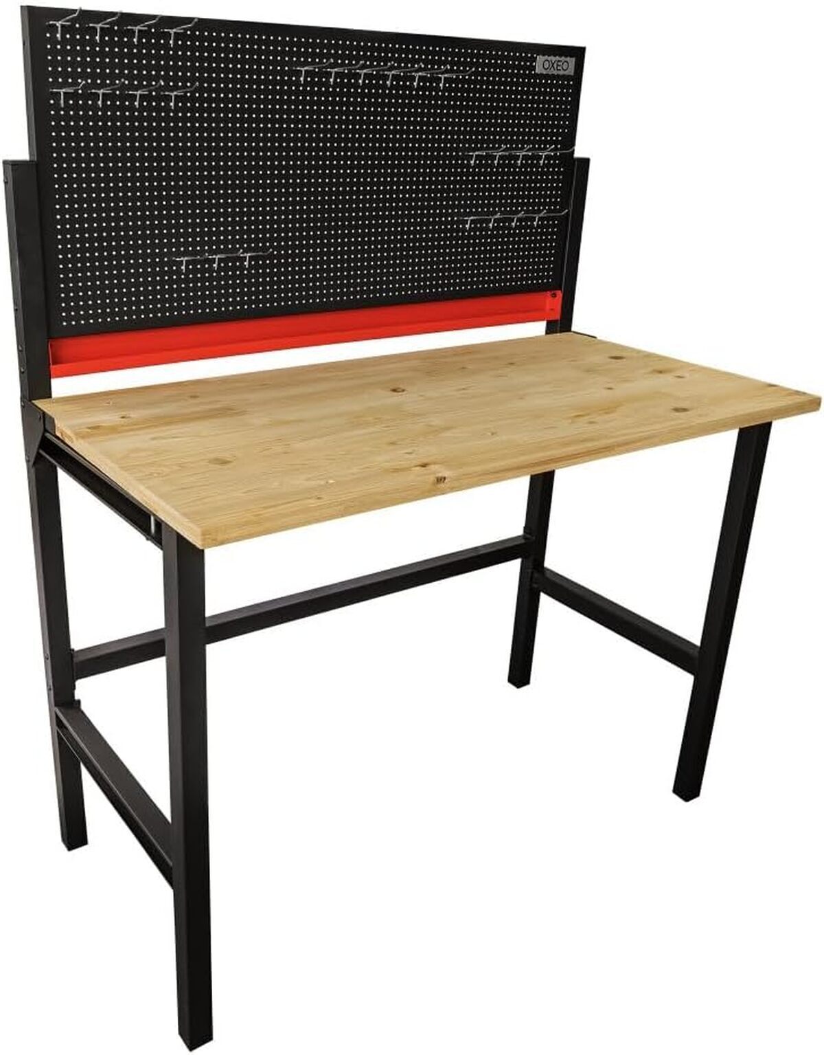 Test : établi mural pliable avec panneau perforé 120x64 cm