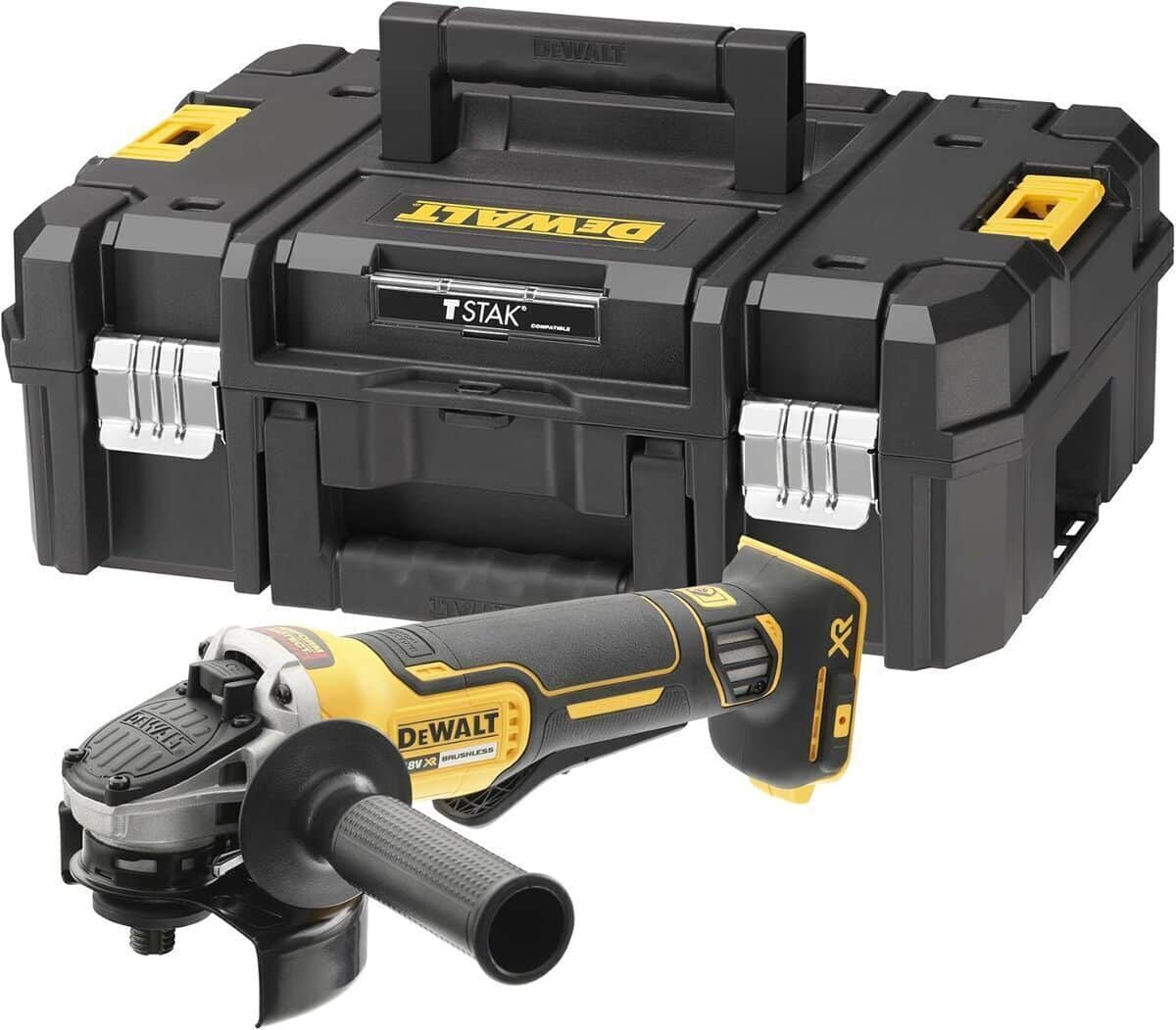 Test : meuleuse d'angle Dewalt XR 18V DCG406NT-XJ