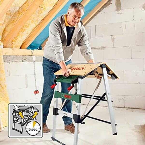 Découvrez notre test complet de l'établi Bosch PWB 600 : performances, robustesse et avis d'experts pour vos projets de menuiserie et bricolage.