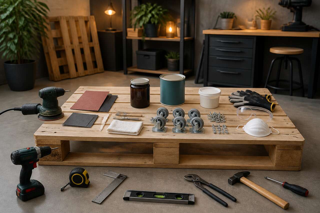 Table basse en palette : idées et astuces de fabrication