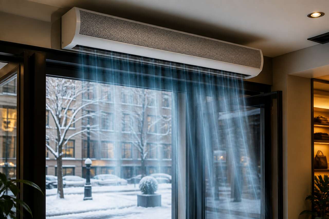 Qu'est-ce qu'un rideau d'air chaud ?