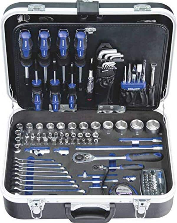 Découvrez notre test complet du coffret SCHILL 8681 avec 149 outils de qualité professionnelle. Garantie à vie, efficacité reconnue et rapport qualité-prix imbattable. 