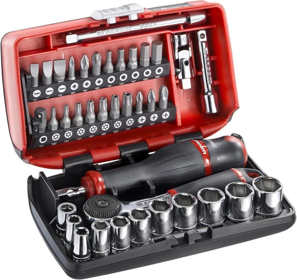 Test : coffret à douilles Facom R2Nano, 38 pièces pour bricolage expert