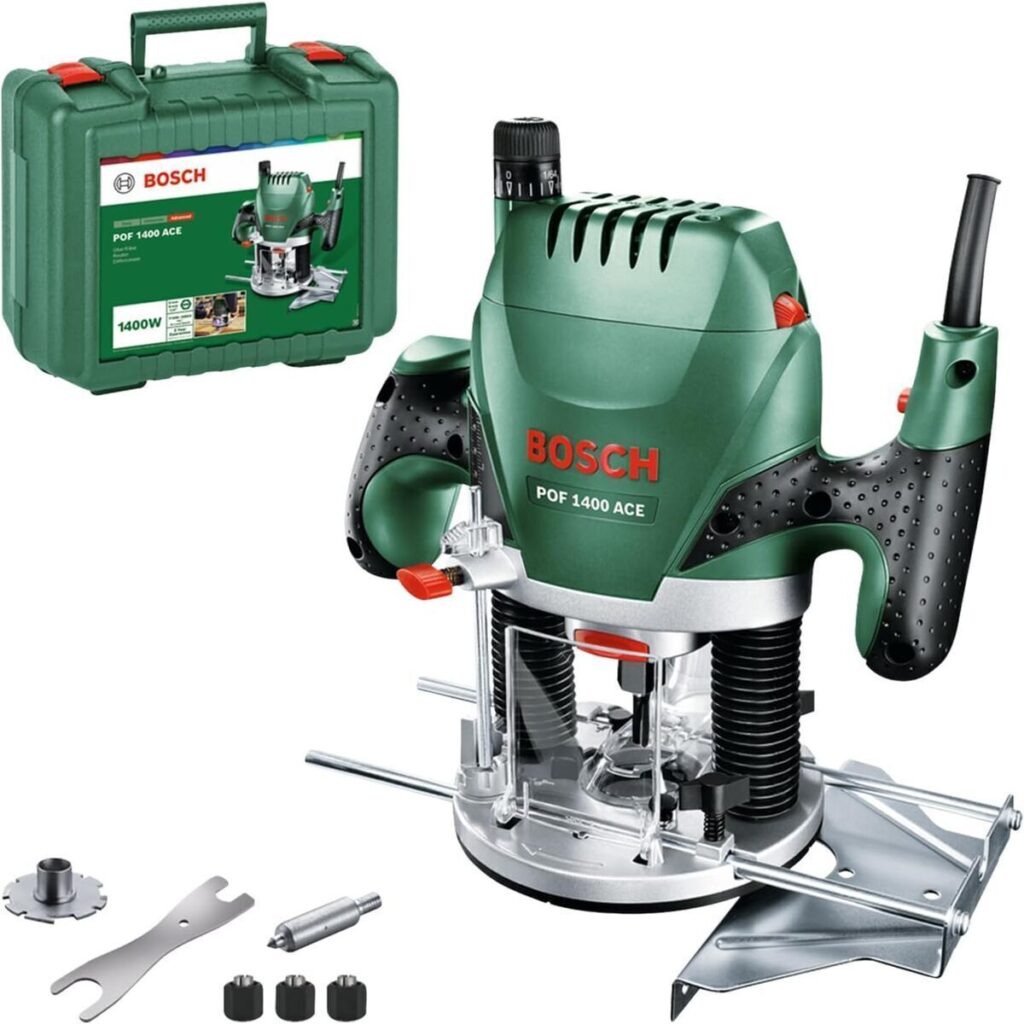 Test de la défonceuse bosch pof 1400 ace : puissance et précision