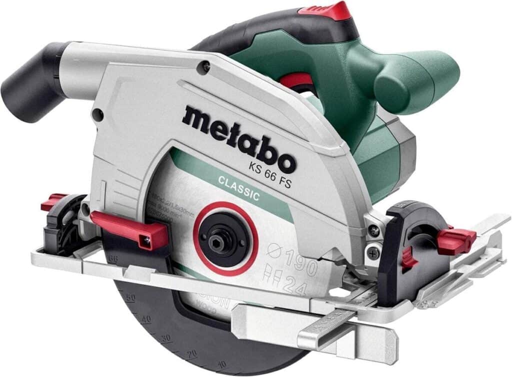 Test de la scie circulaire Metabo ks 66 fs