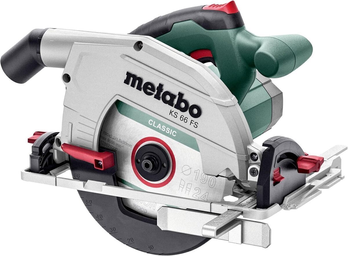 Test de la scie circulaire Metabo ks 66 fs