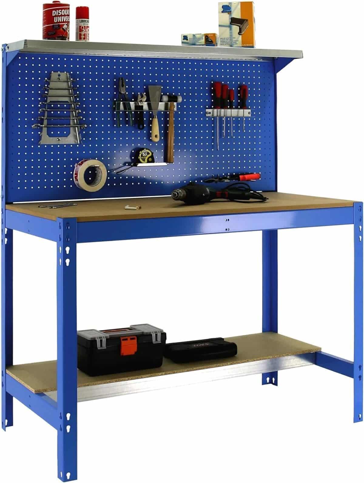 Test établi d'atelier Simon Rack 400 kg : robuste et pratique