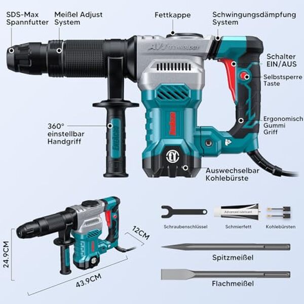 Découvrez notre test complet du marteau de démolition ENEACRO 1300W : performances, puissance et caractéristiques techniques pour vos travaux de démolition.