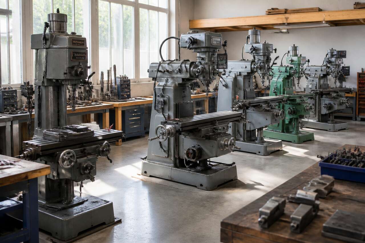 Les diff&eacute;rents types de fraiseuses et machines proches