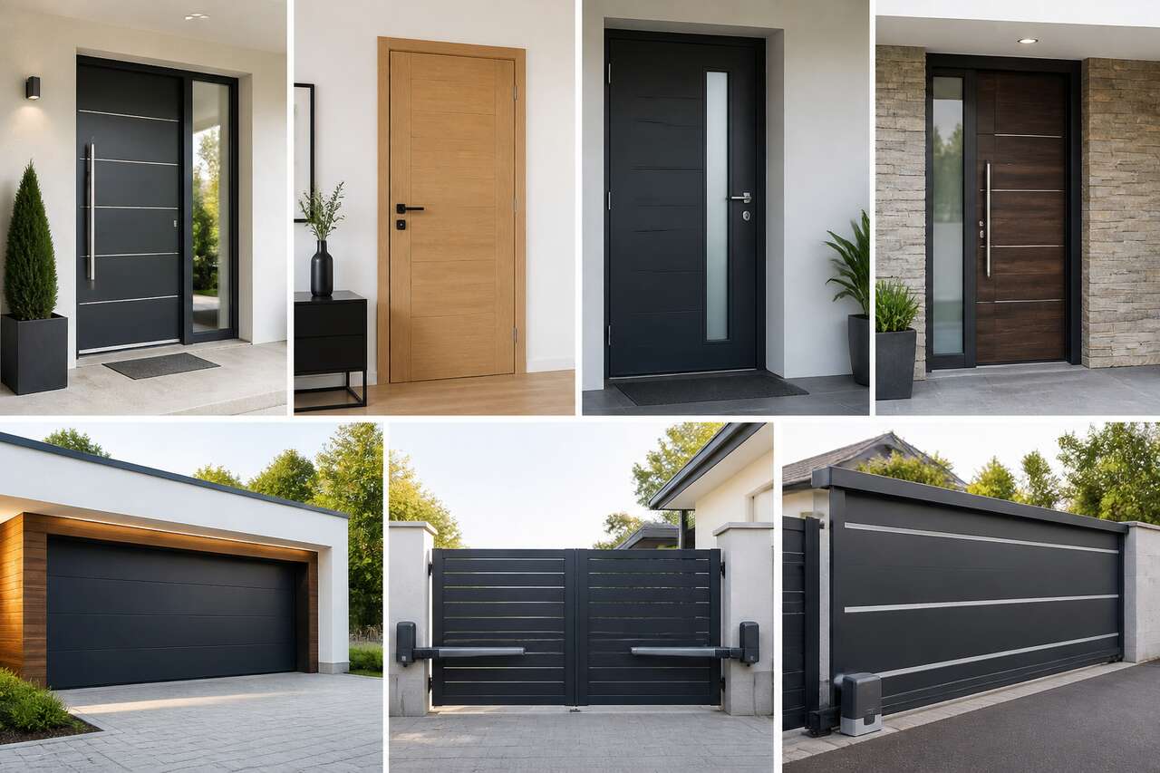 Portails et portes de garage : choix, s&eacute;curit&eacute; et motorisation