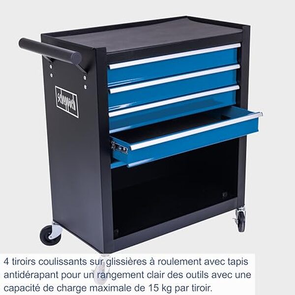 Découvrez notre test complet de la servante d'atelier Scheppach TW1300 : performances, capacité de charge et praticité pour professionnels et bricoleurs.