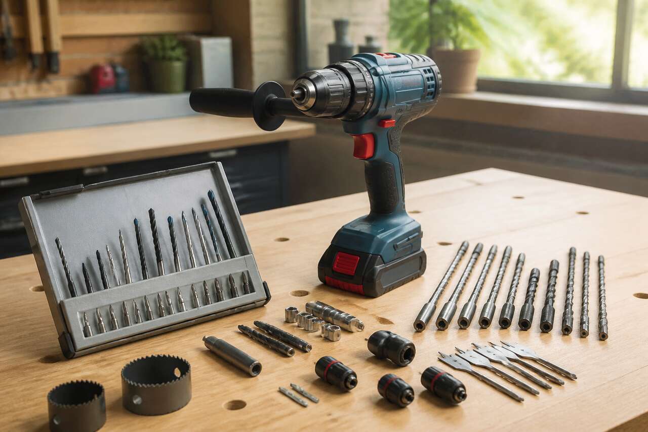 Accessoires, forets et r&eacute;glages : tirer le meilleur de votre perceuse