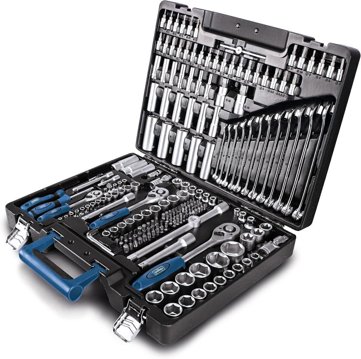 Test du coffret d'outils Scheppach TB217 : l'atelier mobile complet
