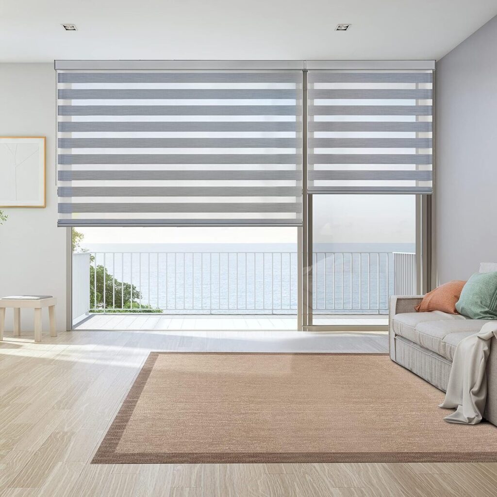 Test du store enrouleur storesdeco jour nuit premium argent 140x250 cm